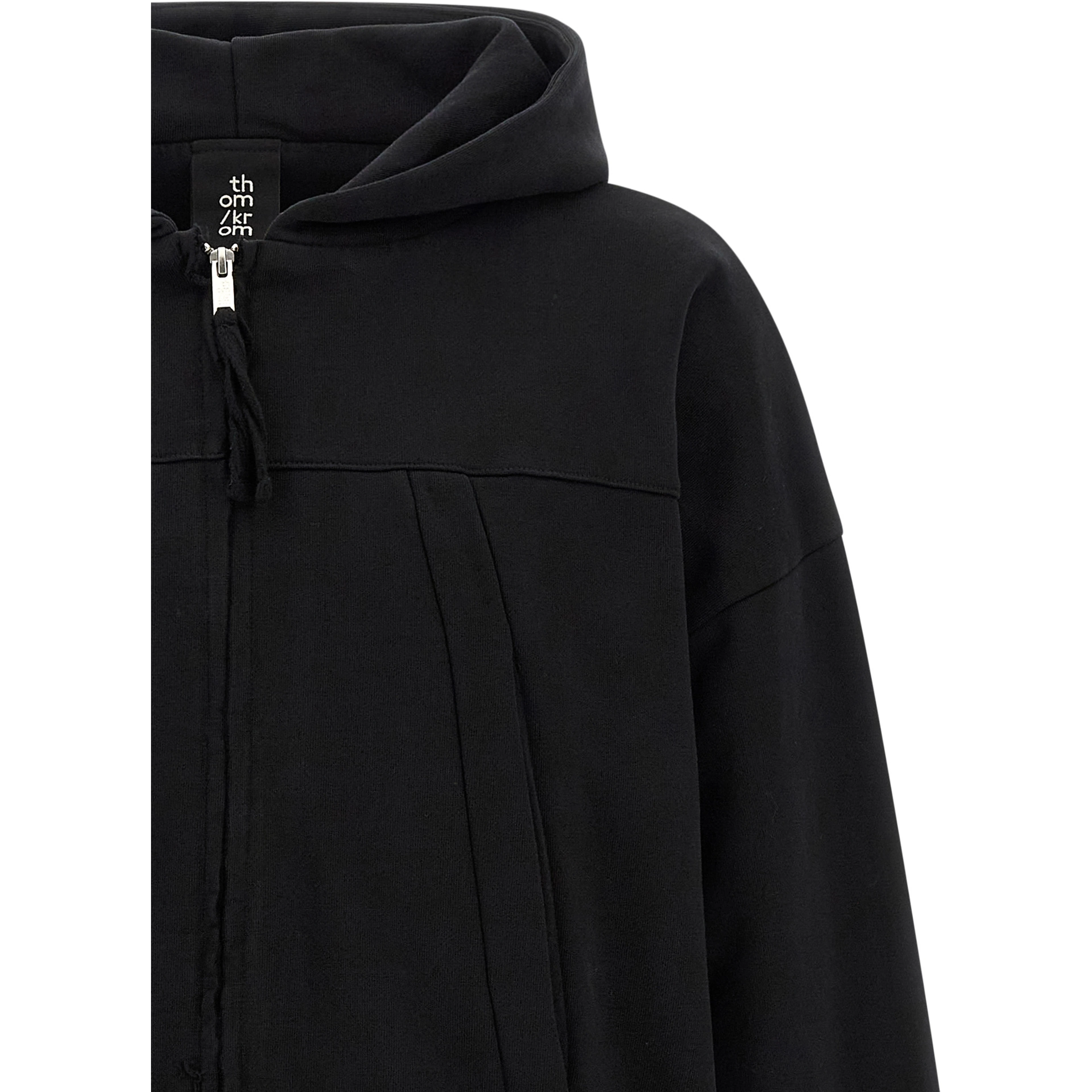 Black Cotton Sweatshirt