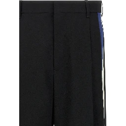 Black Virgin Wool Dress Pants