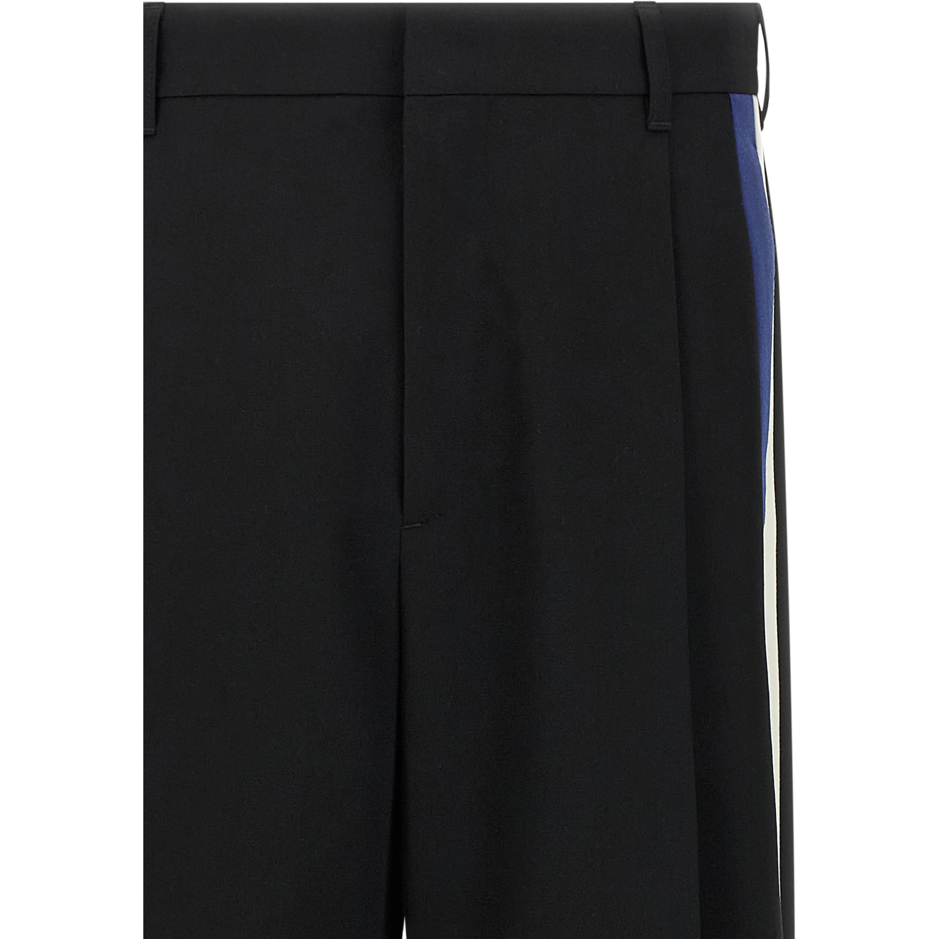Black Virgin Wool Dress Pants