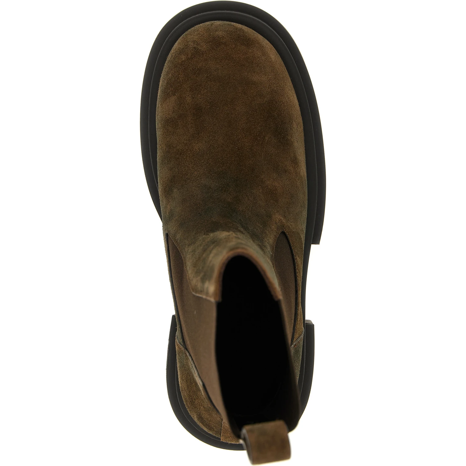 Brown Calfskin Ankle Boots