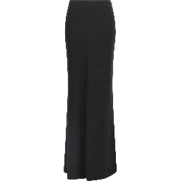 Black Virgin Wool Mini Skirt