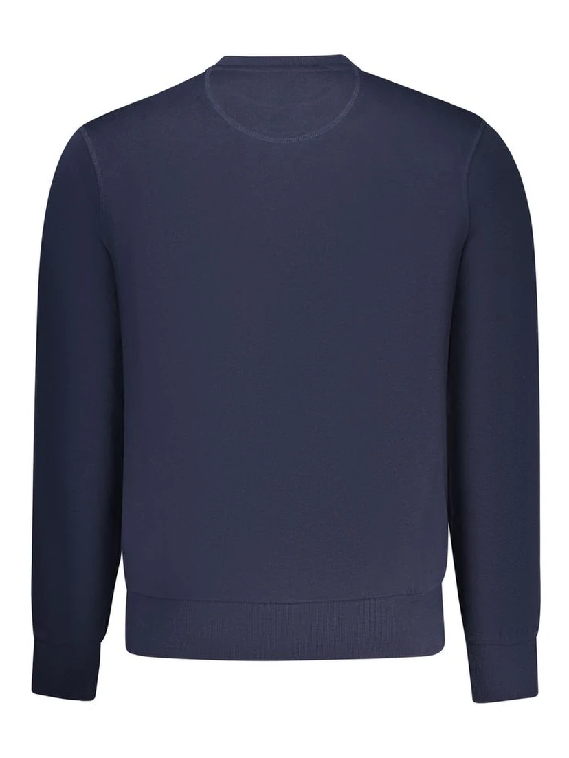 Blue Cotton Men's Sweatshirt