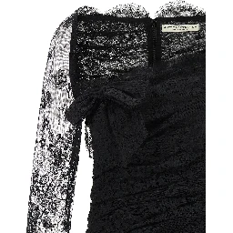Black Organic Cotton Short Dress