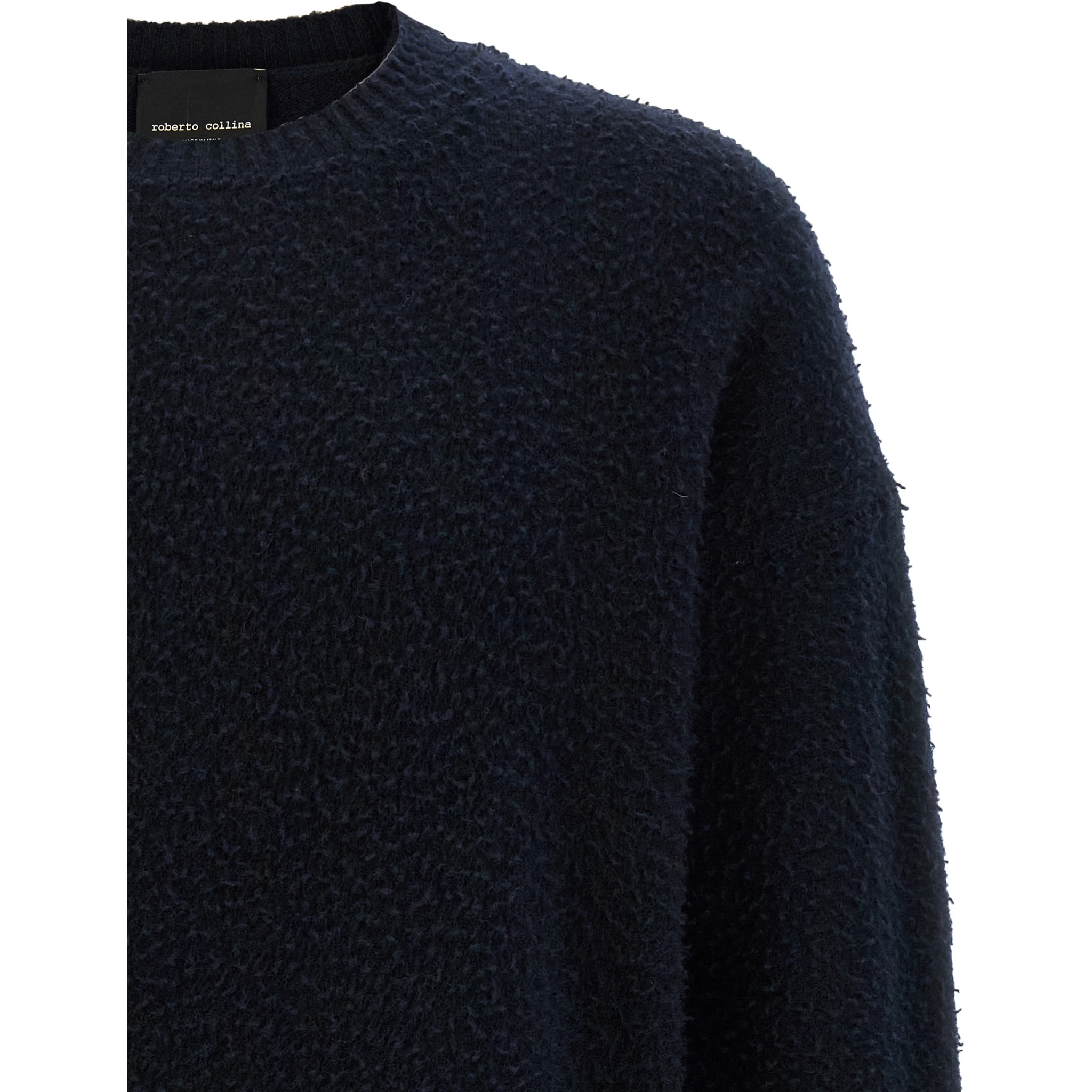 Blue Merino Wool Cardigan
