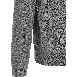 Gray Cashmere Polo Shirt