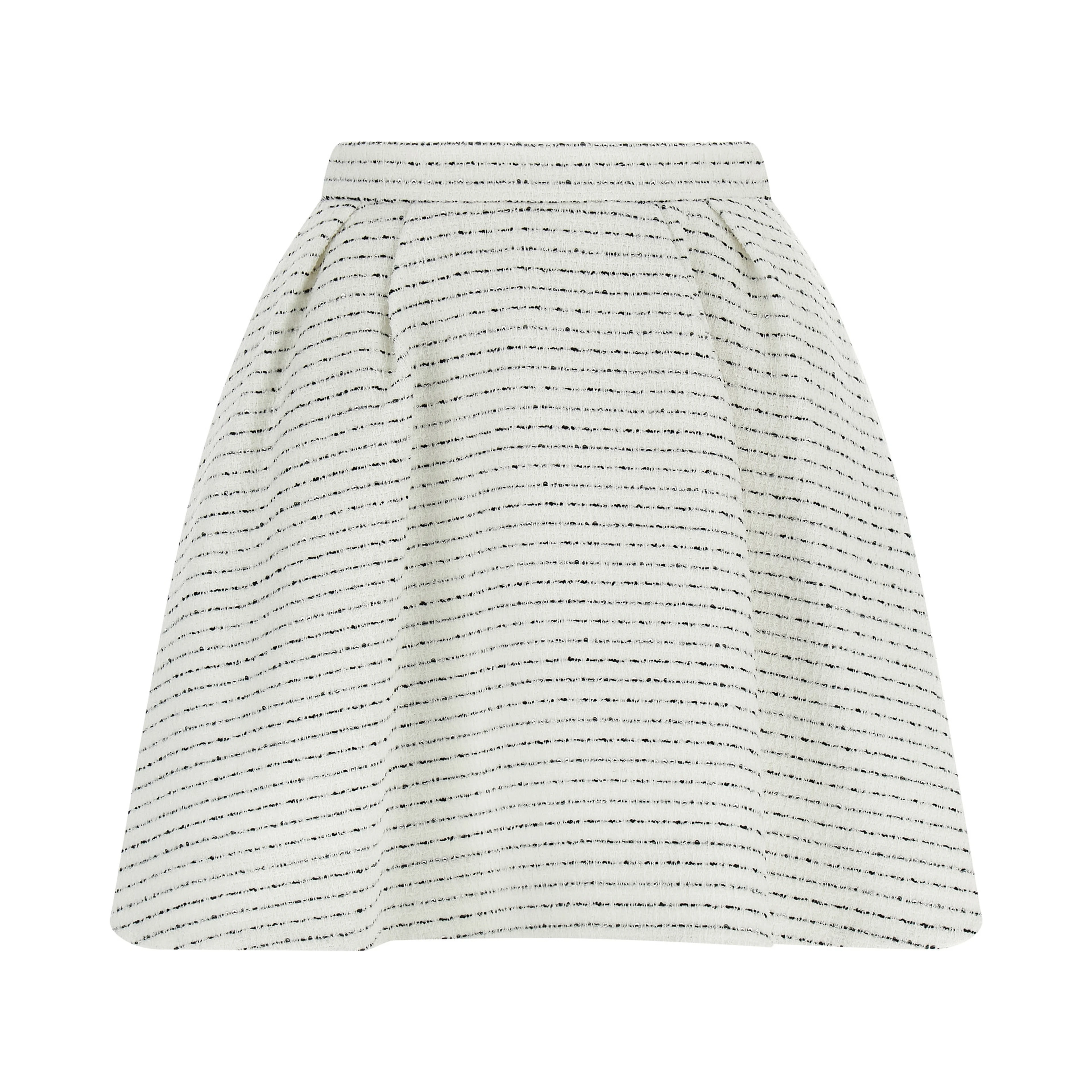 White Polyamide Long Skirt