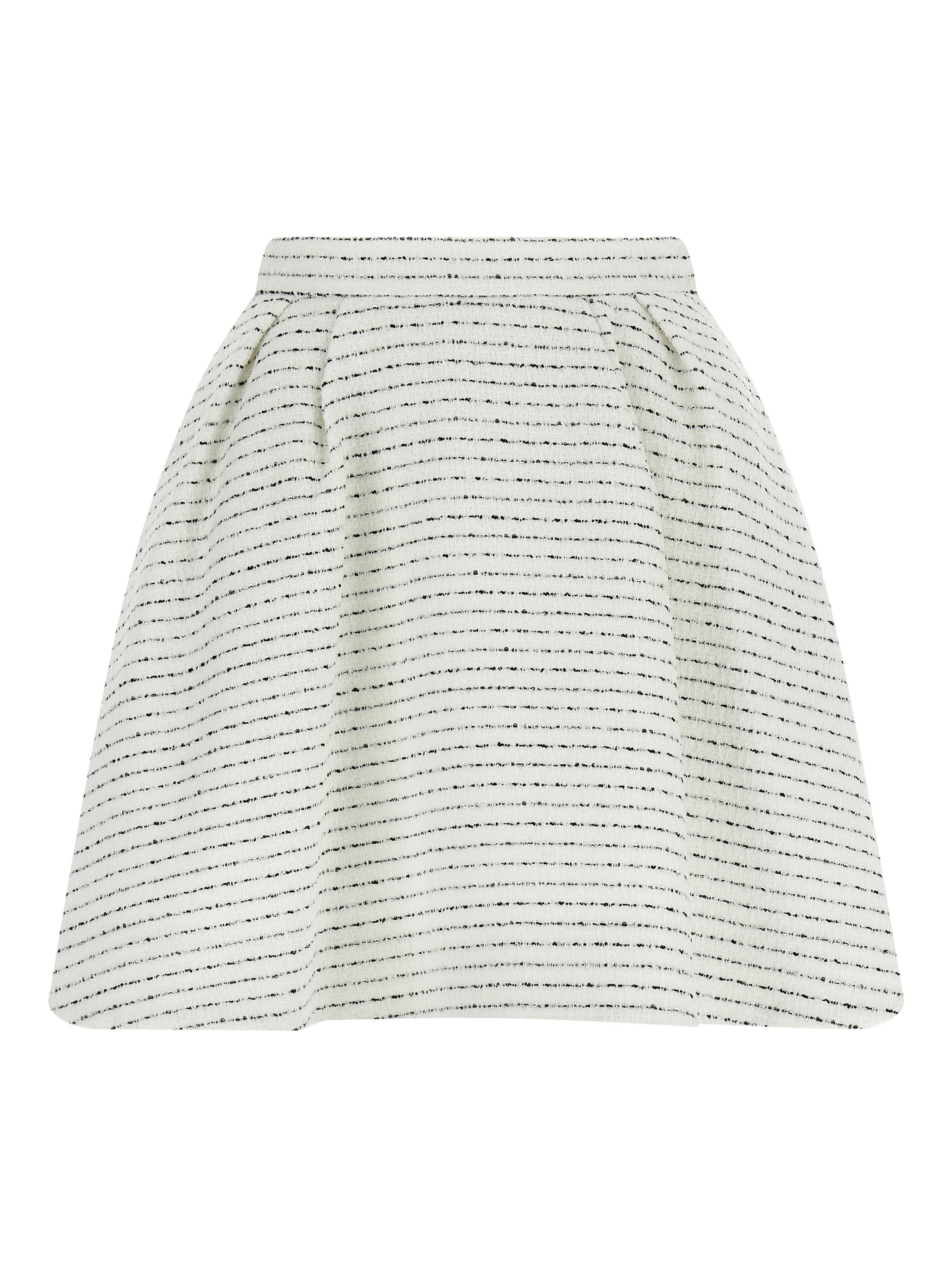 White Polyamide Long Skirt