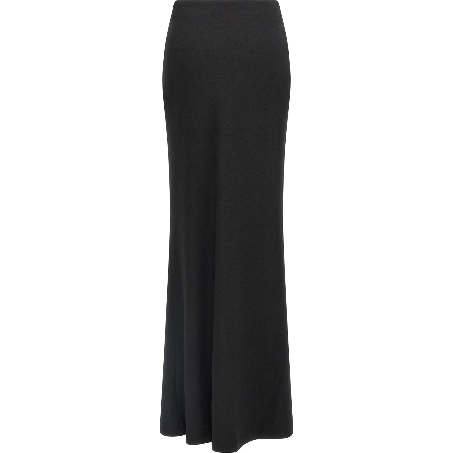 Black Virgin Wool Mini Skirt