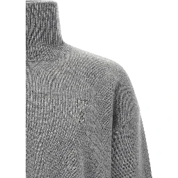 Gray Wool Cardigan
