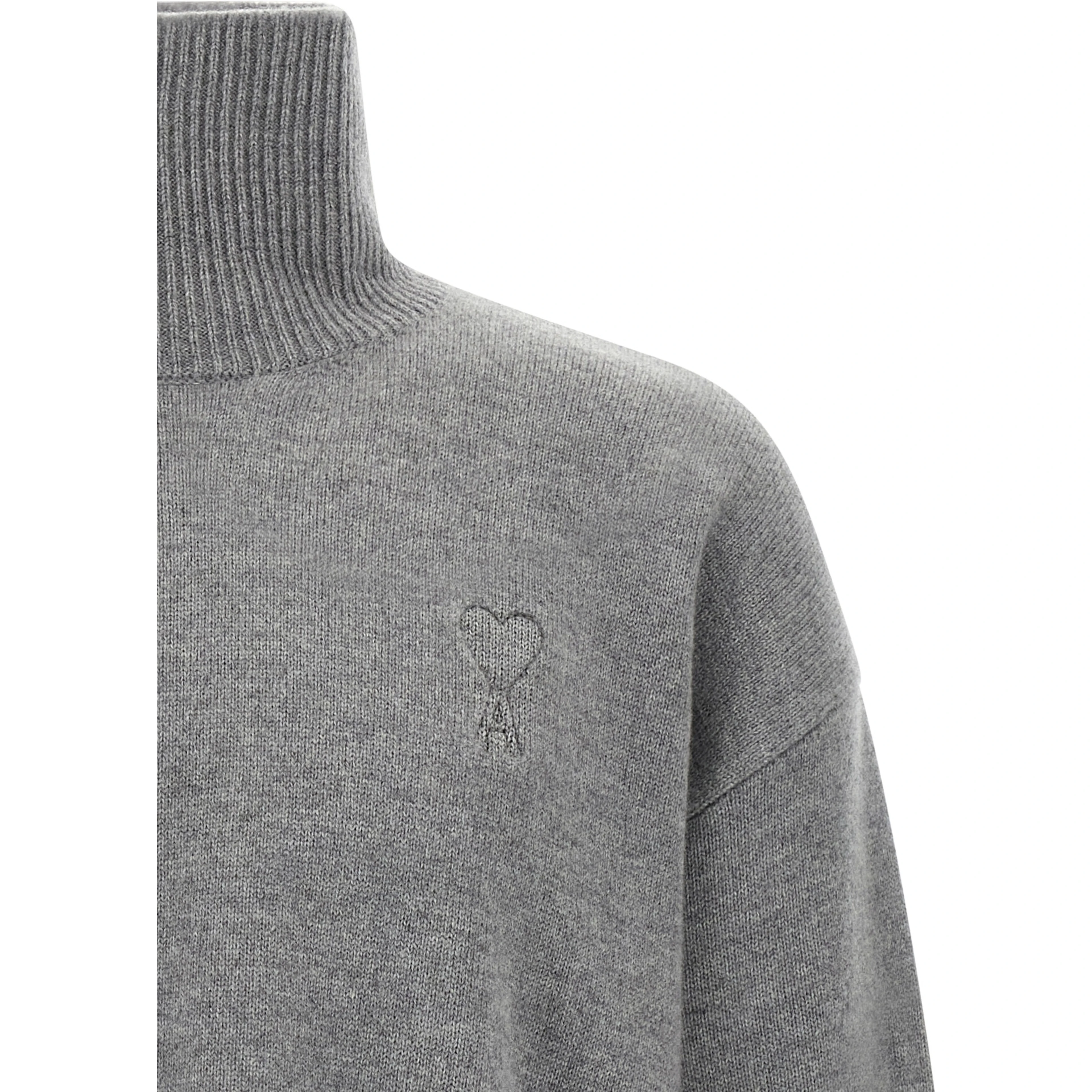 Gray Wool Cardigan