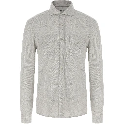 Gray Cotton Blouse