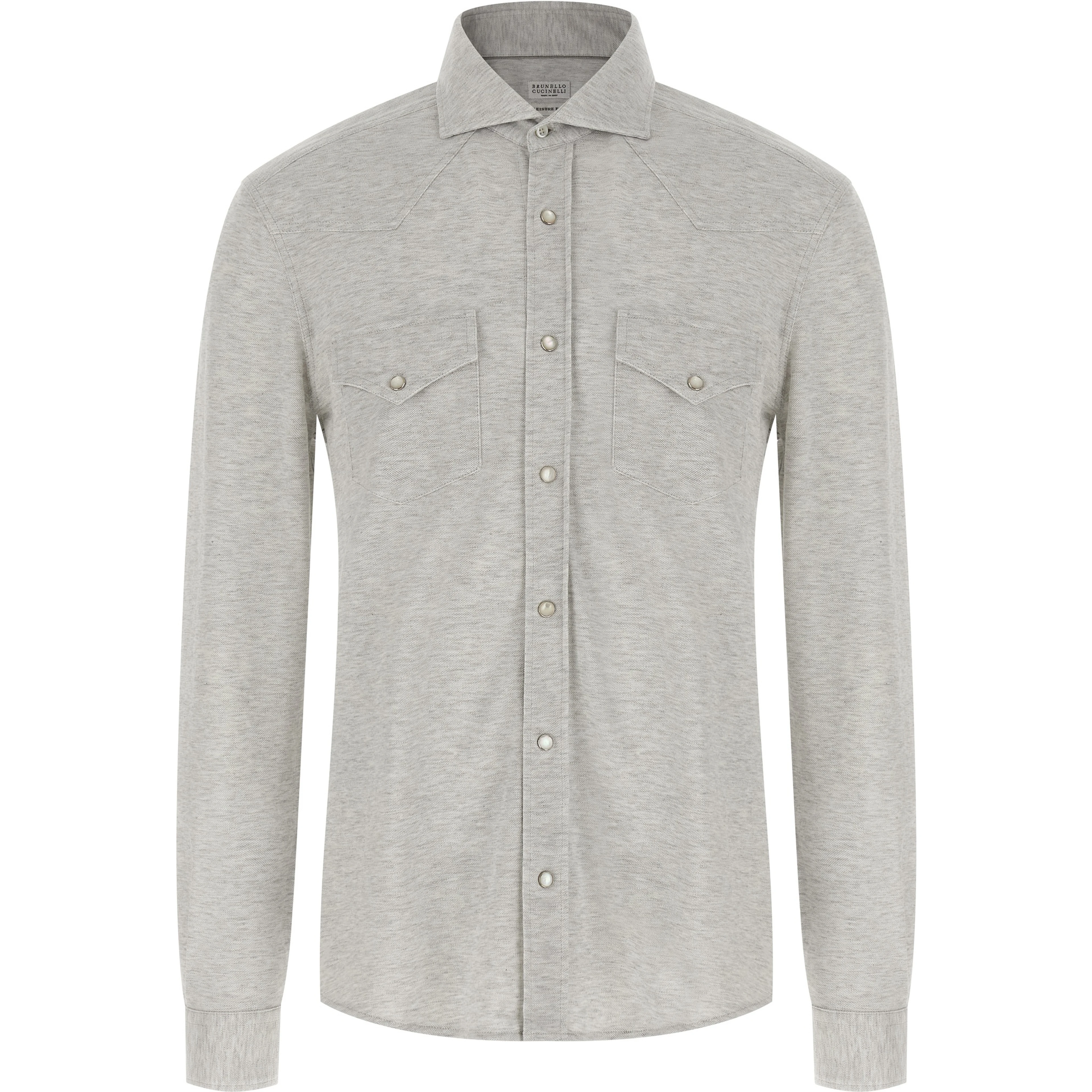 Gray Cotton Blouse