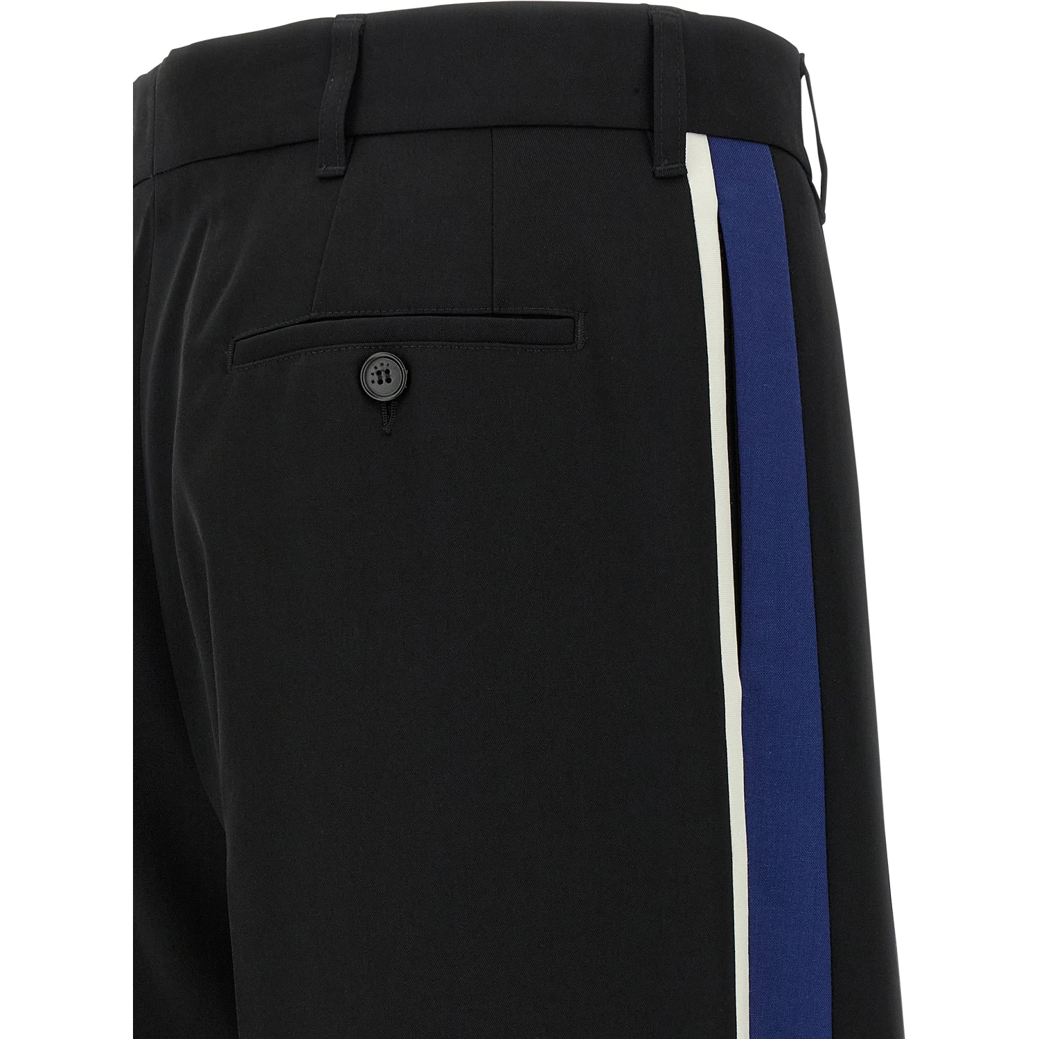 Black Virgin Wool Dress Pants