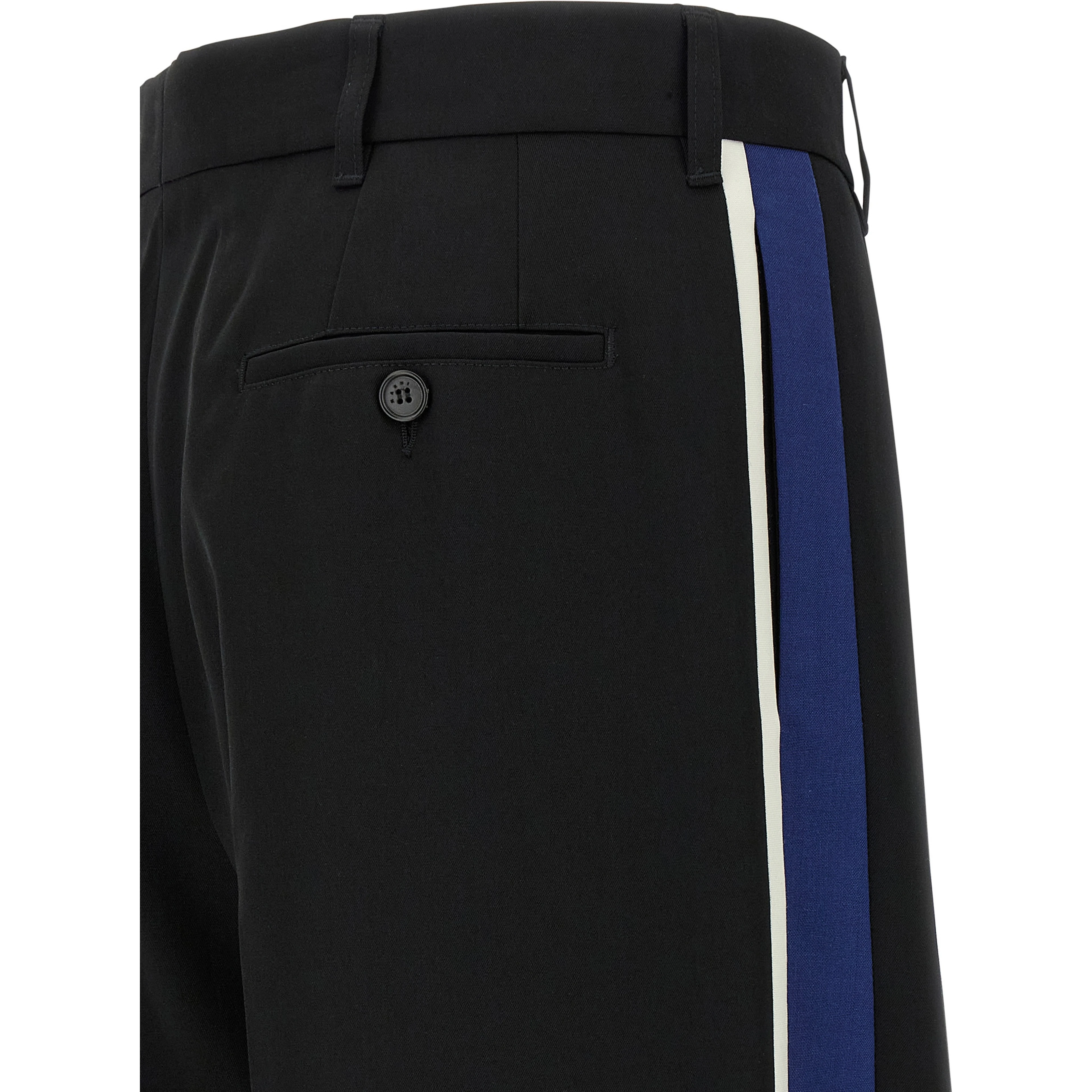 Black Virgin Wool Dress Pants