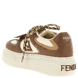 Multicolor Calfskin Platform Sneakers