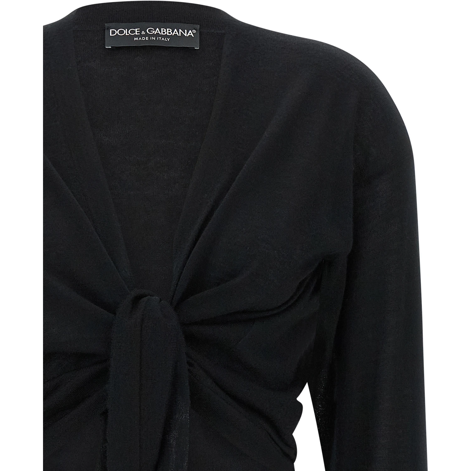 Black Cashmere Cardigan
