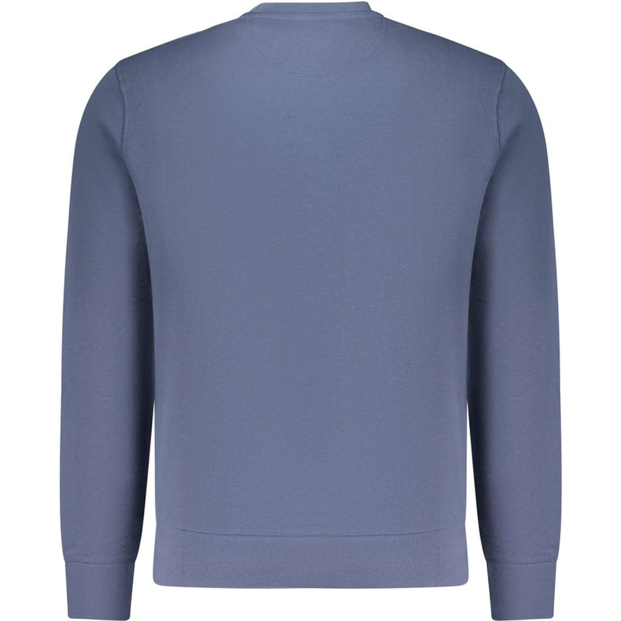 Blue Cotton Men Sweatshirt