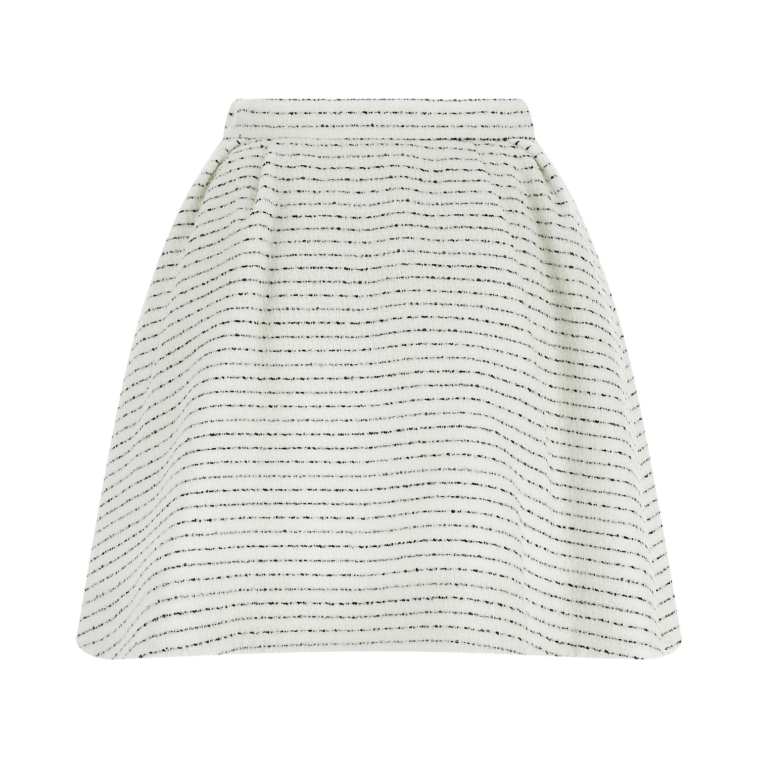 White Polyamide Long Skirt