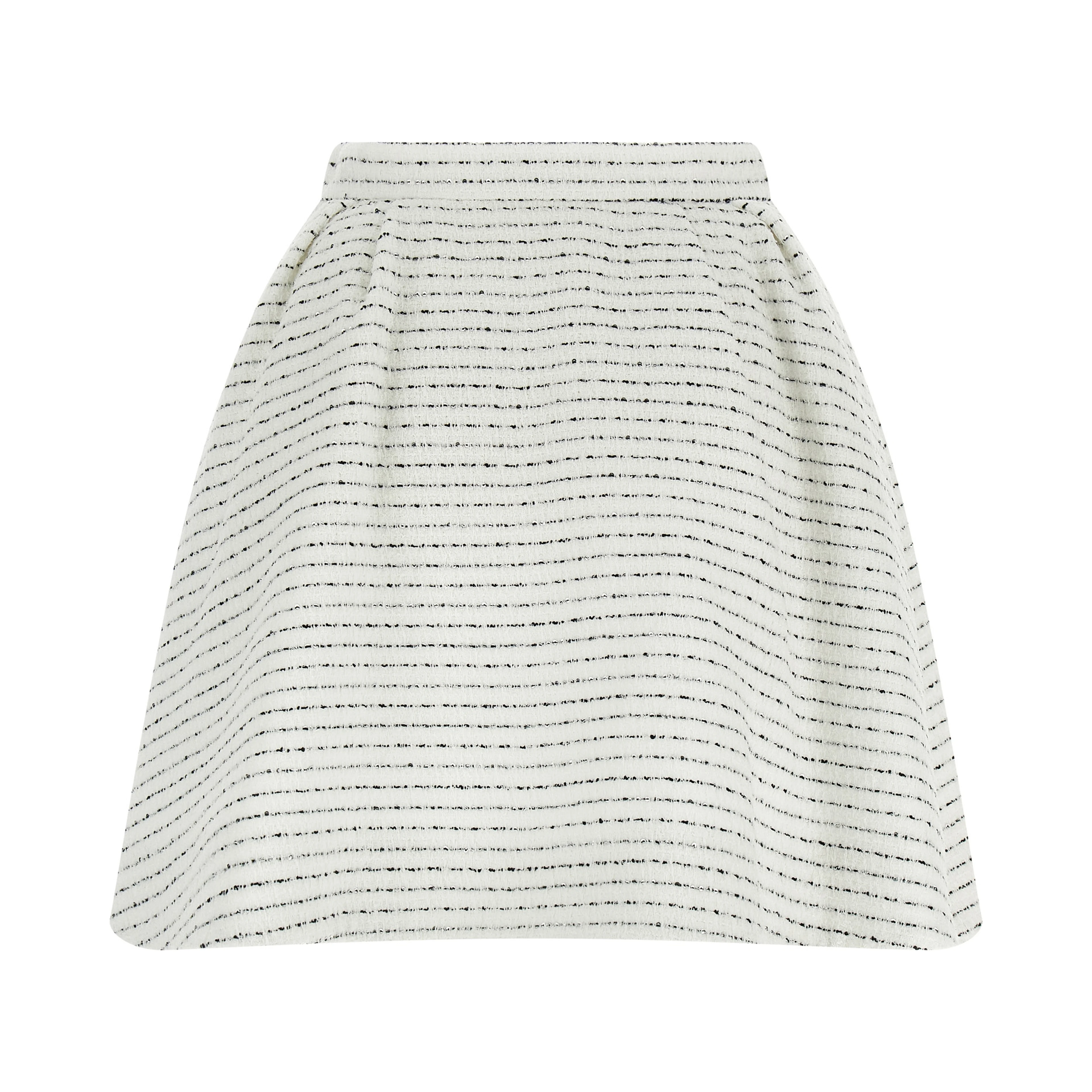 White Polyamide Long Skirt