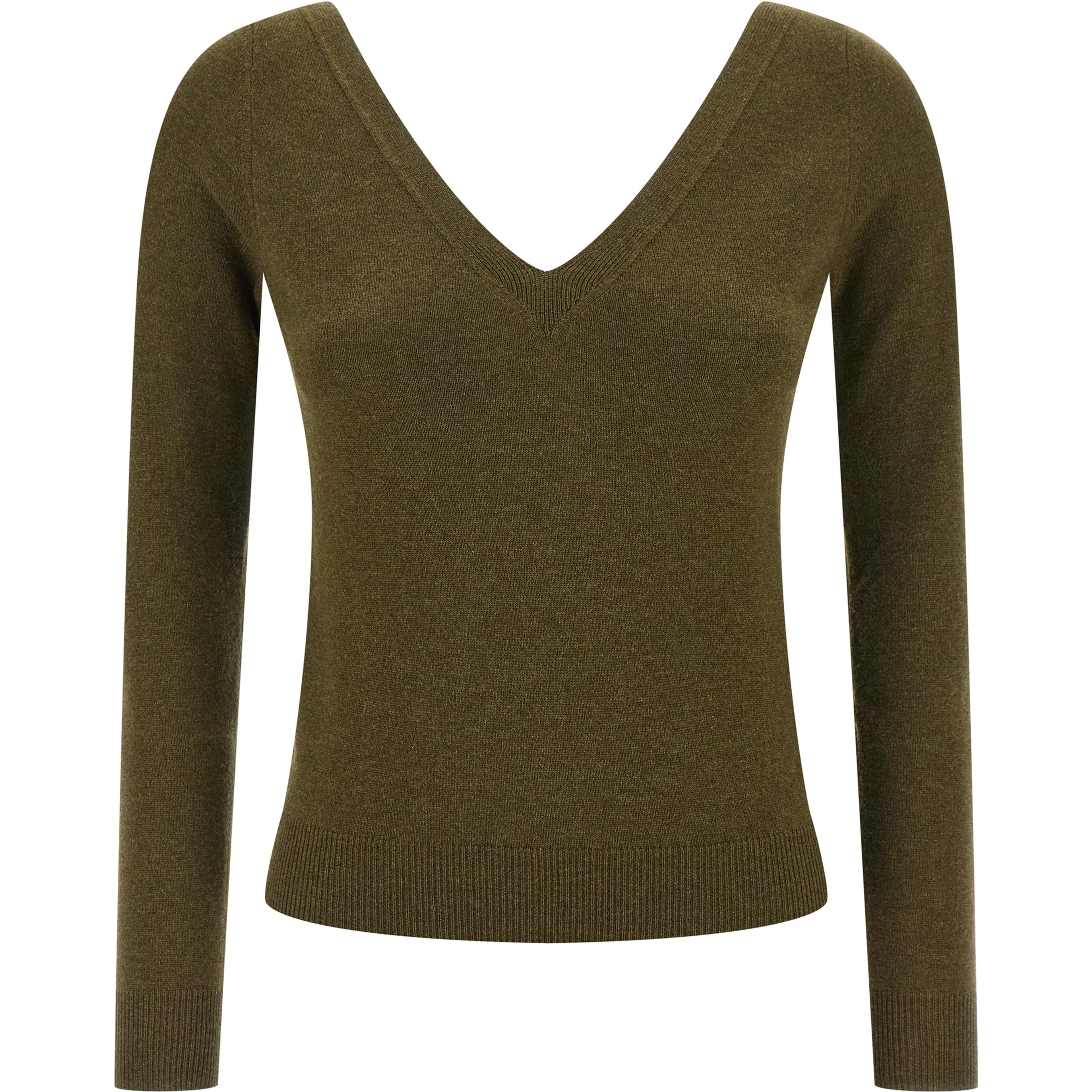 Bicolor Cashmere Cardigan