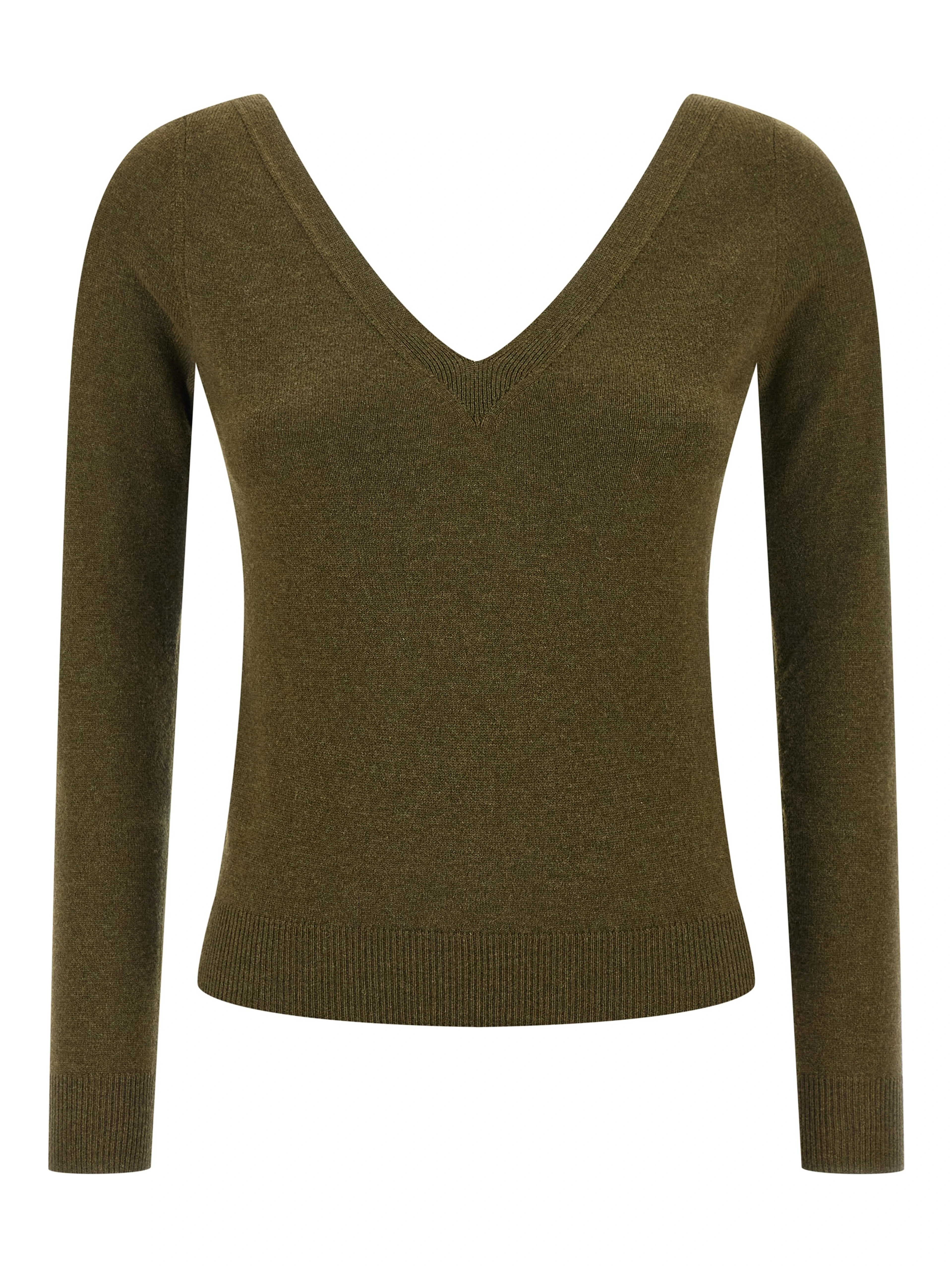 Bicolor Cashmere Cardigan