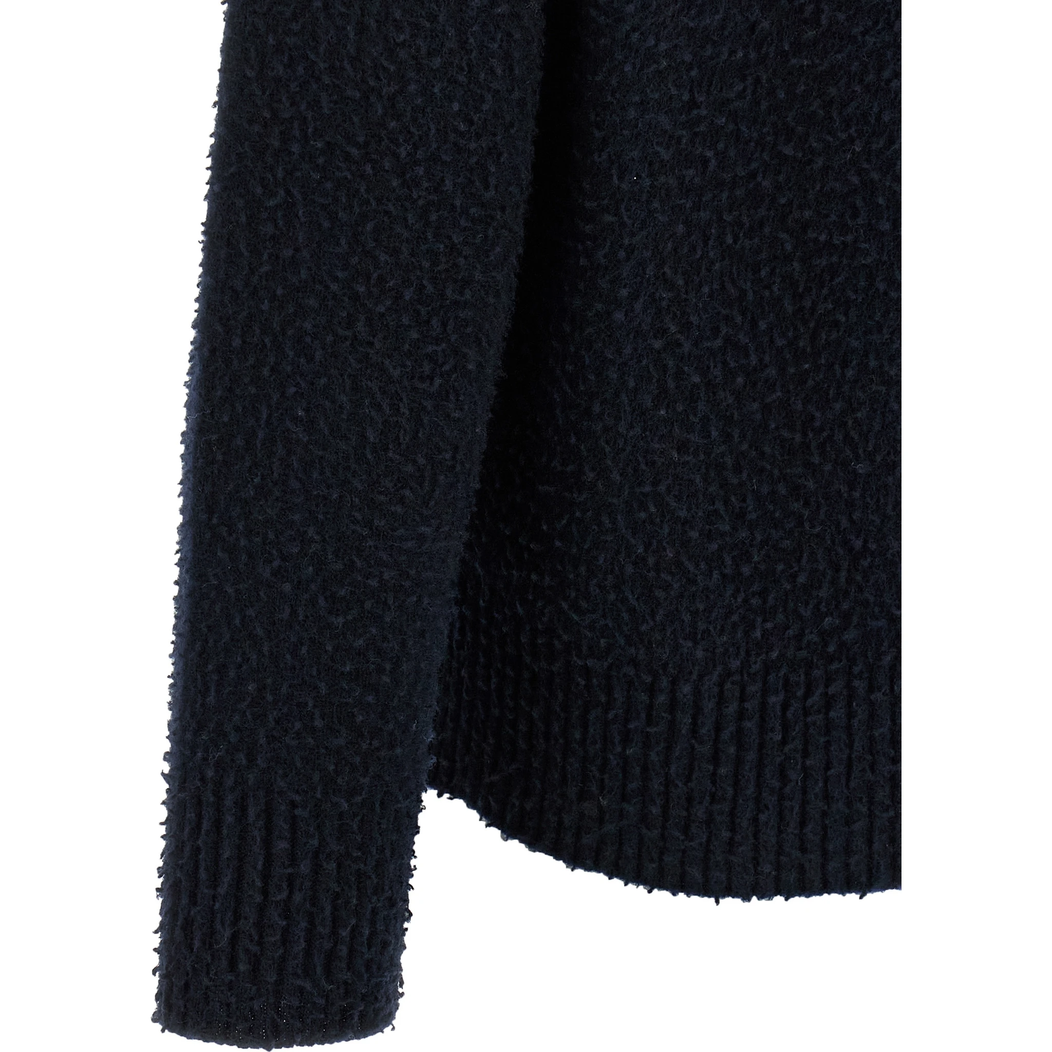 Blue Merino Wool Cardigan