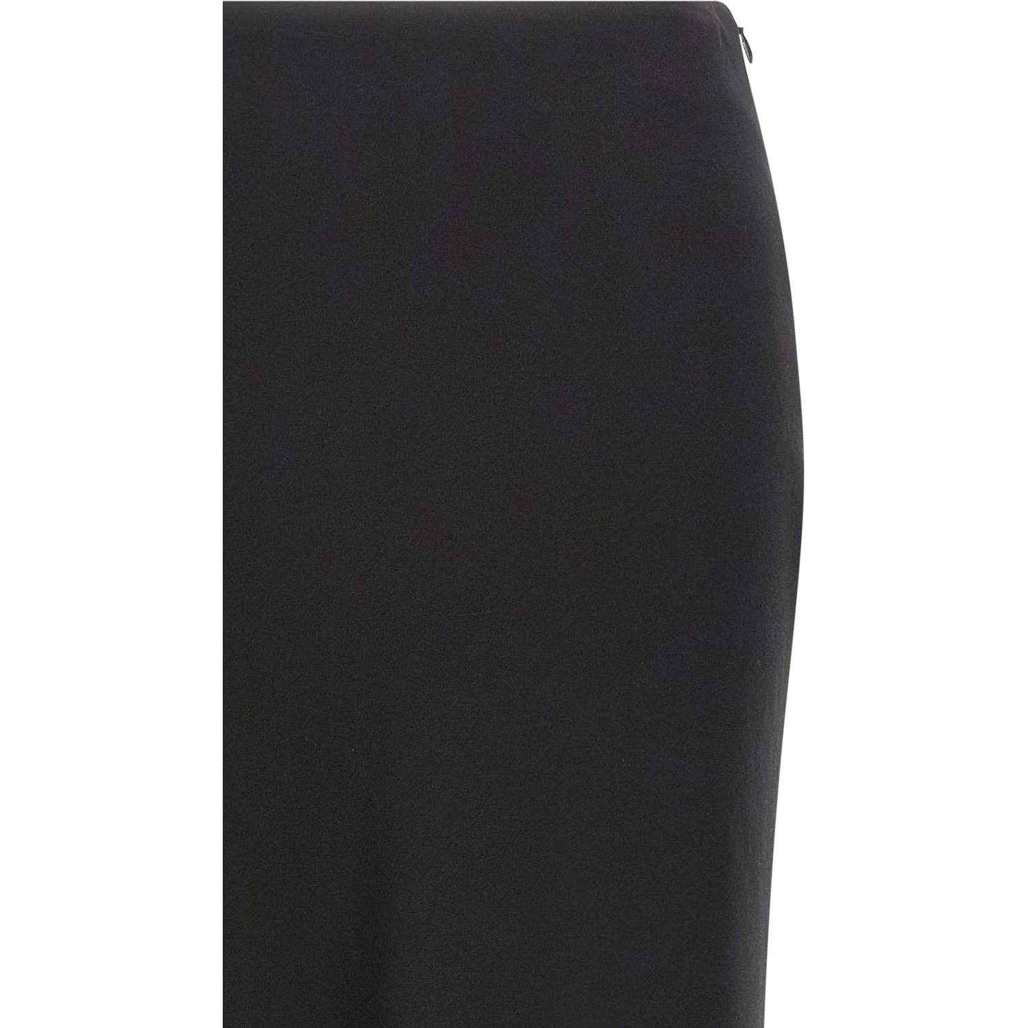 Black Virgin Wool Mini Skirt