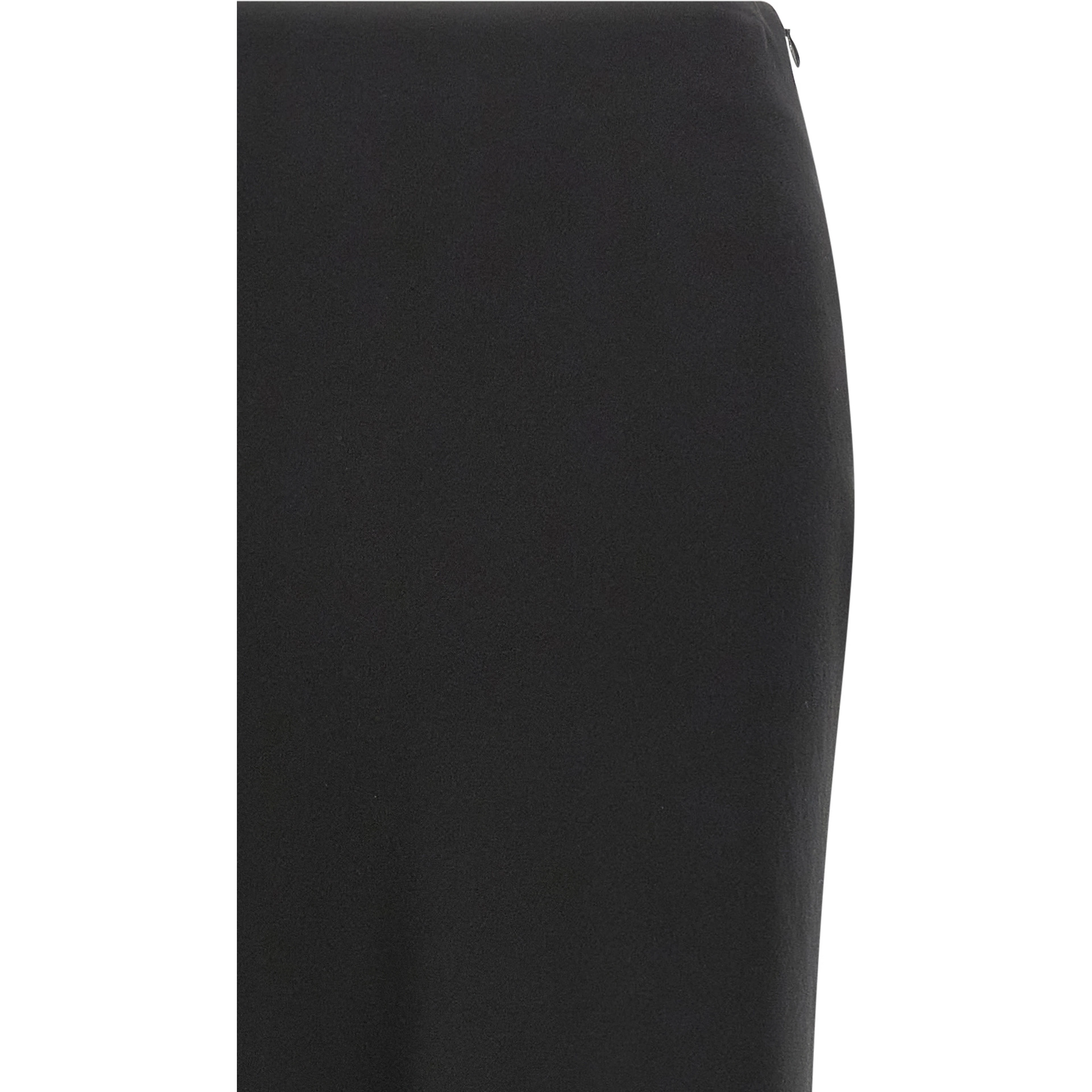 Black Virgin Wool Mini Skirt