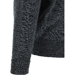 Brown Merino Wool Cardigan