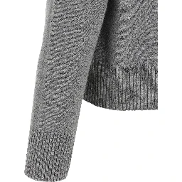Gray Wool Cardigan