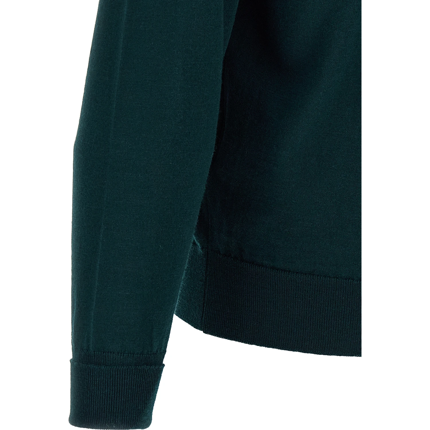 Bicolor Merino Wool Cardigan
