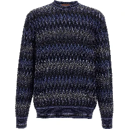 Blue Wool Cardigan