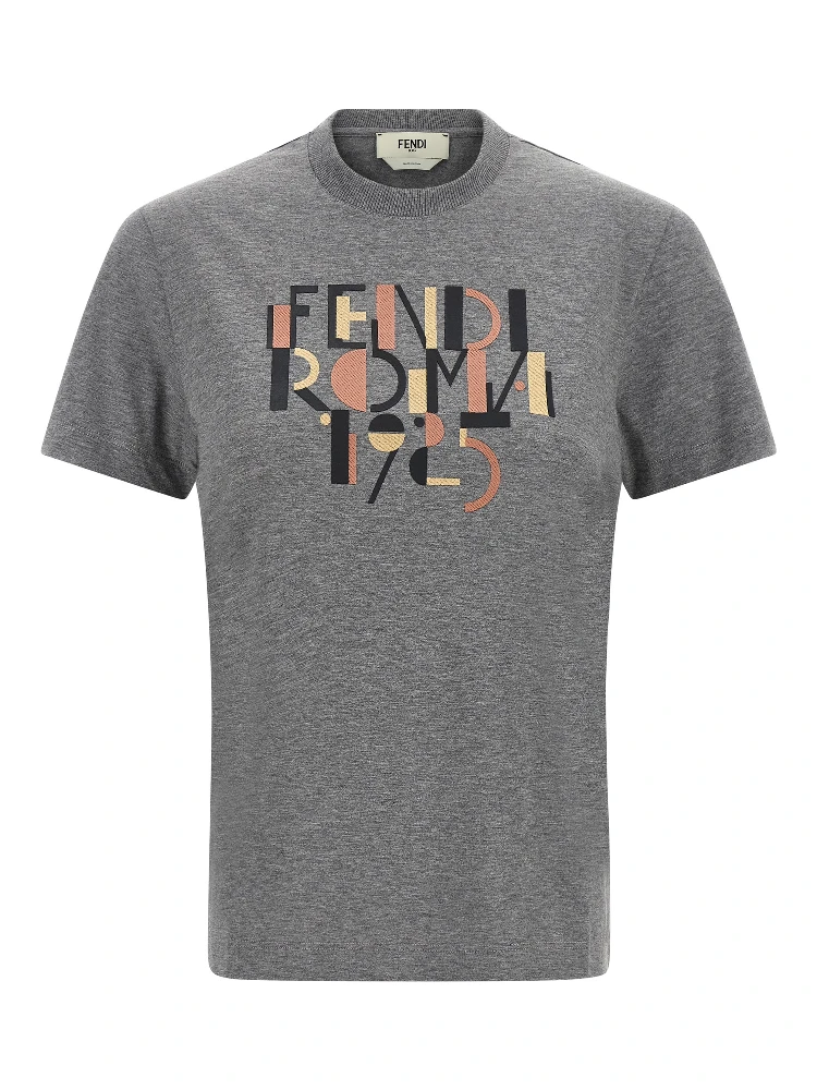Gray Cotton T-Shirt