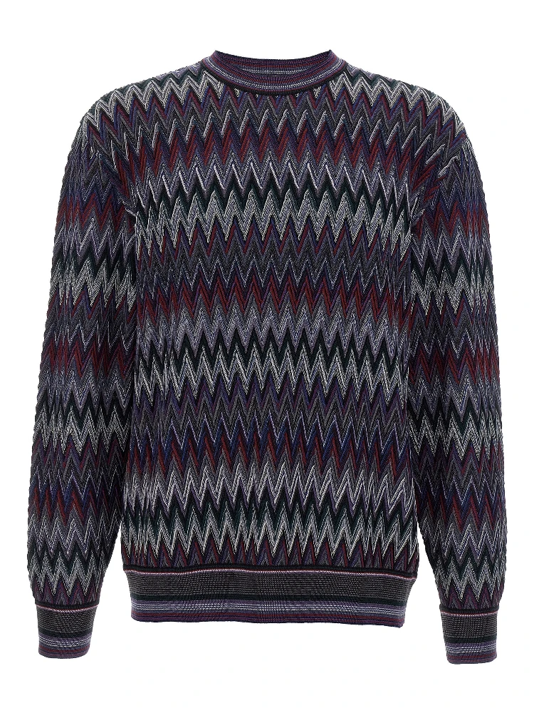 Blue Wool Cardigan