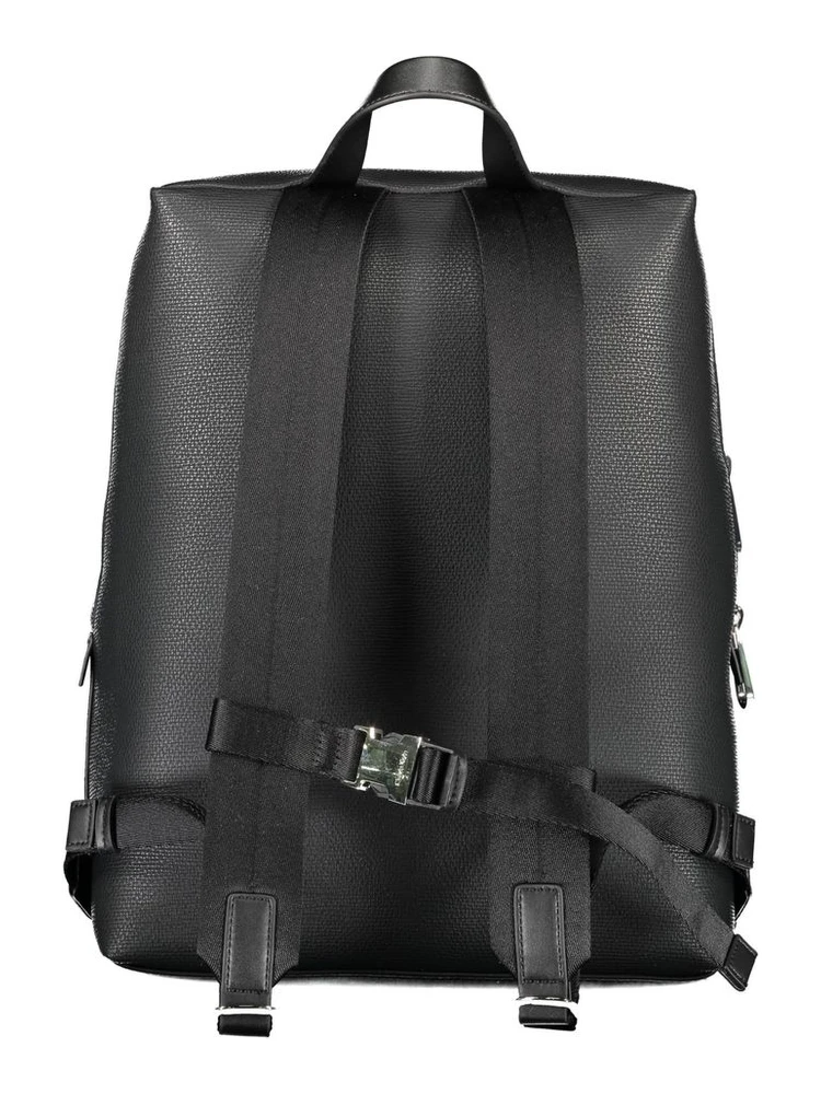 Nero Polyester Men Backpack alternative