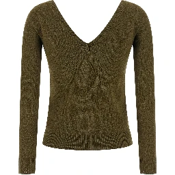 Bicolor Cashmere Cardigan