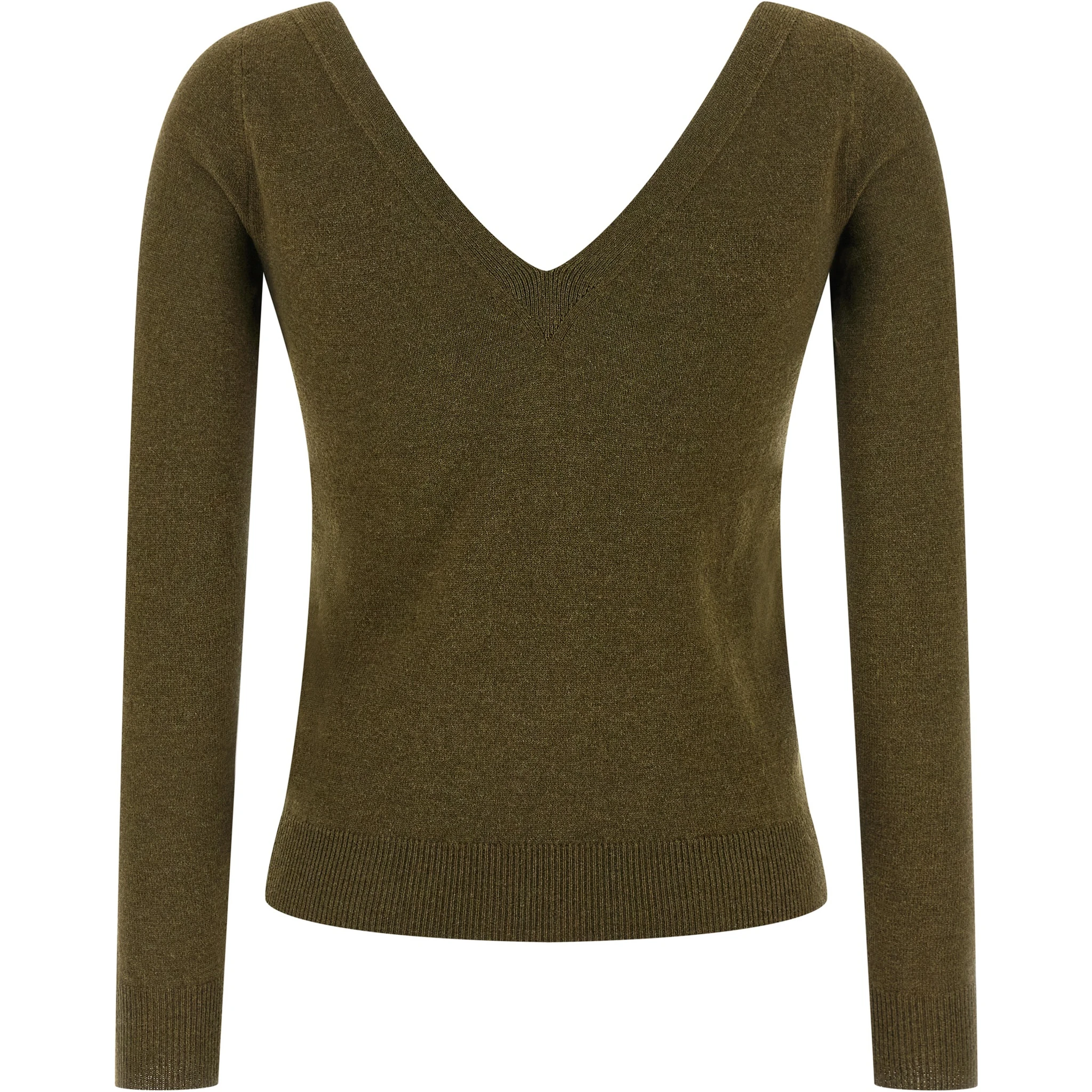 Bicolor Cashmere Cardigan