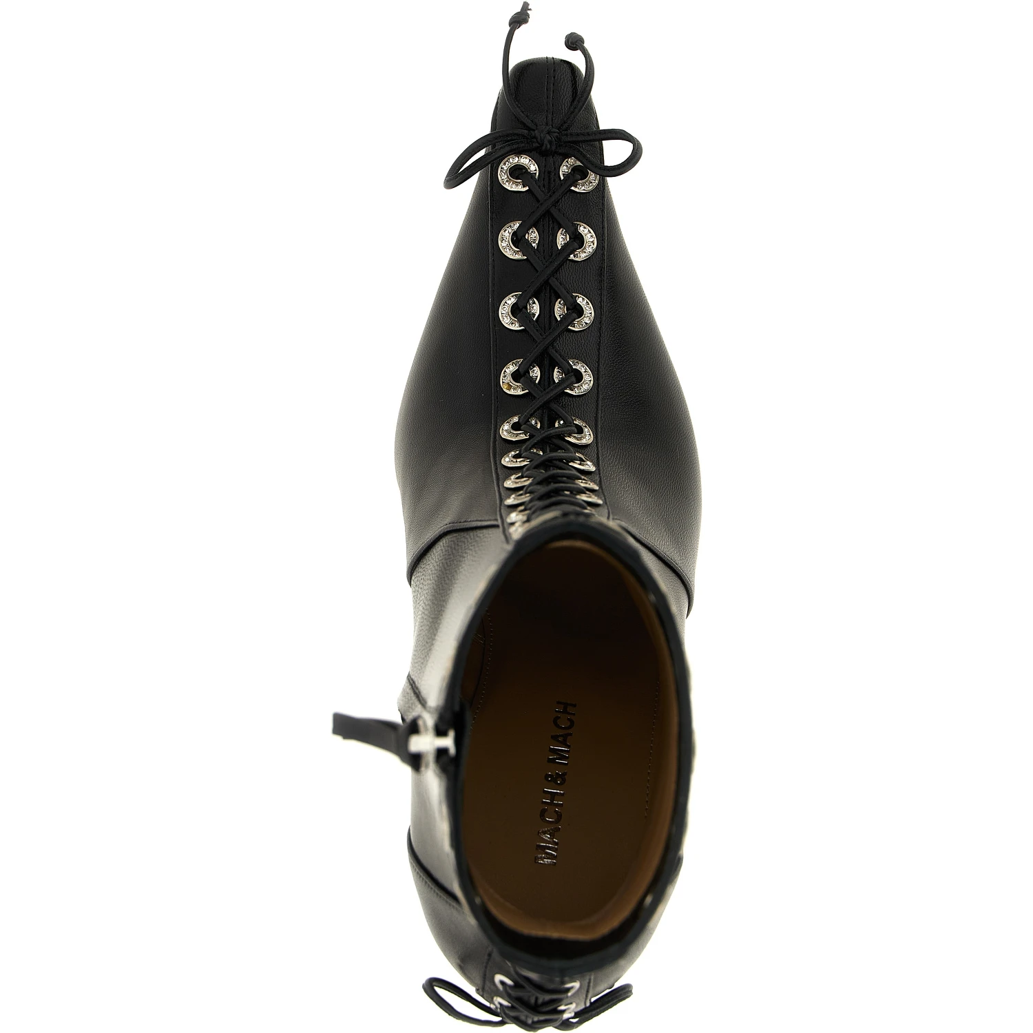 Black Calfskin Ankle Boots
