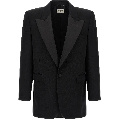 Black Wool Blazer