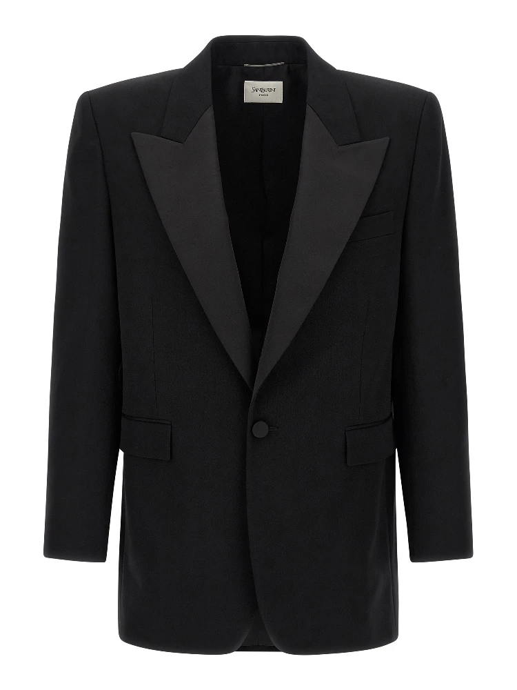Black Wool Blazer