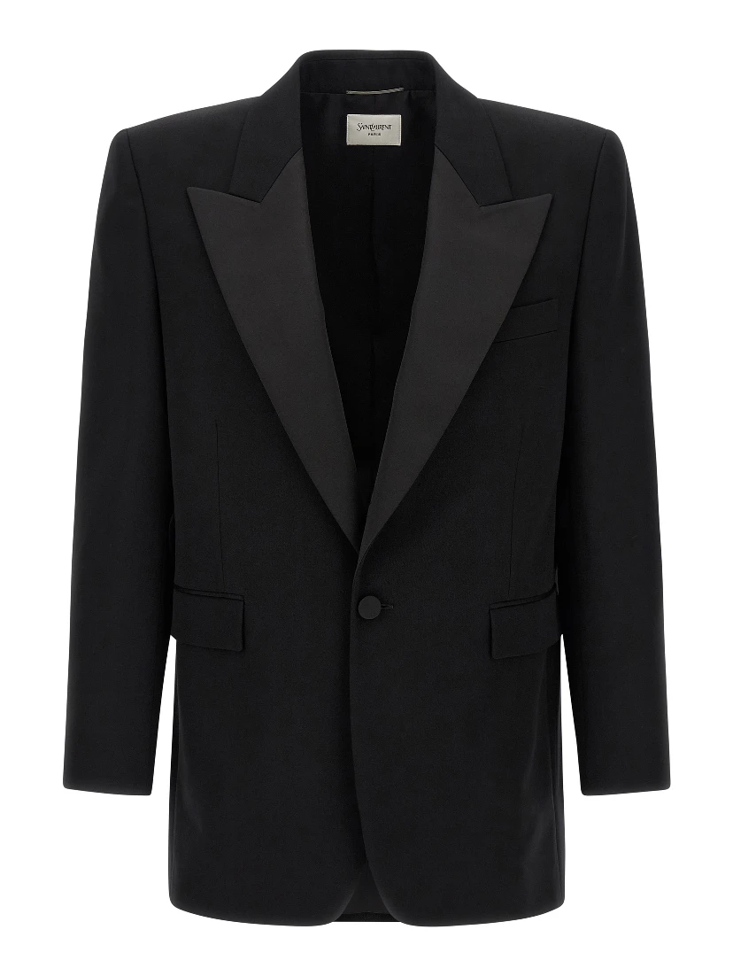 Black Wool Blazer