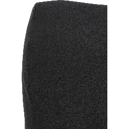 Black Virgin Wool Mini Skirt