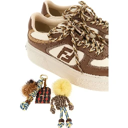 Multicolor Calfskin Platform Sneakers