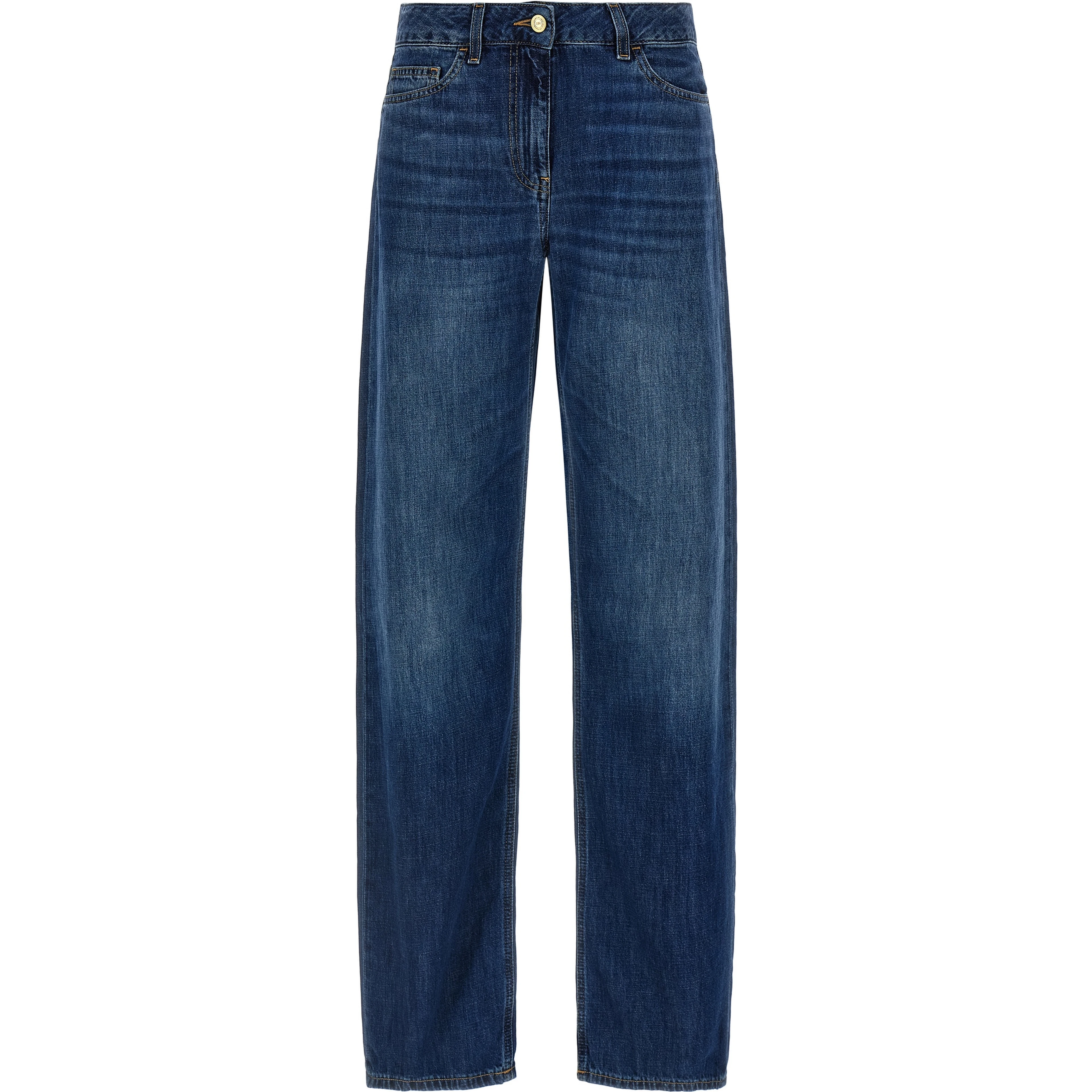 Blue Cotton Jeans Denim
