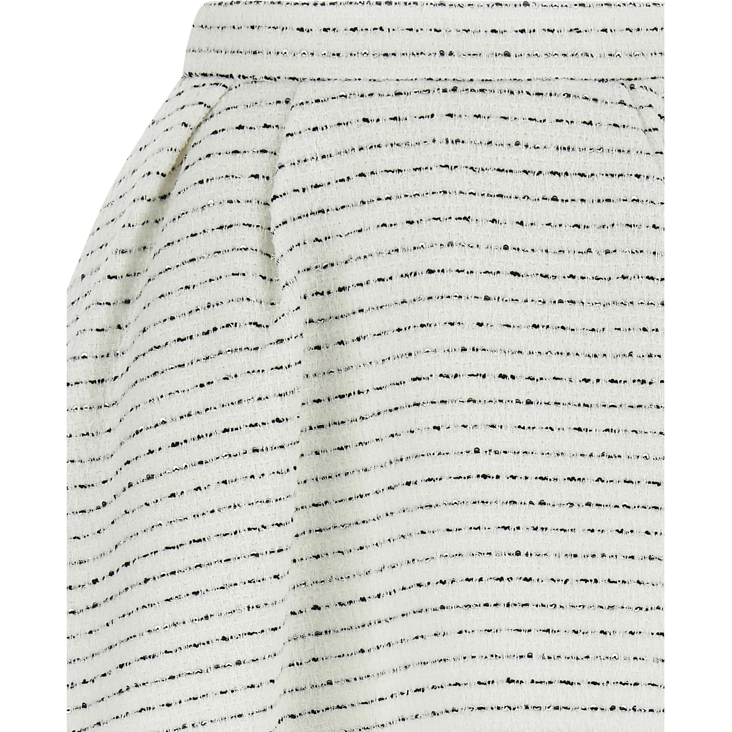 White Polyamide Long Skirt
