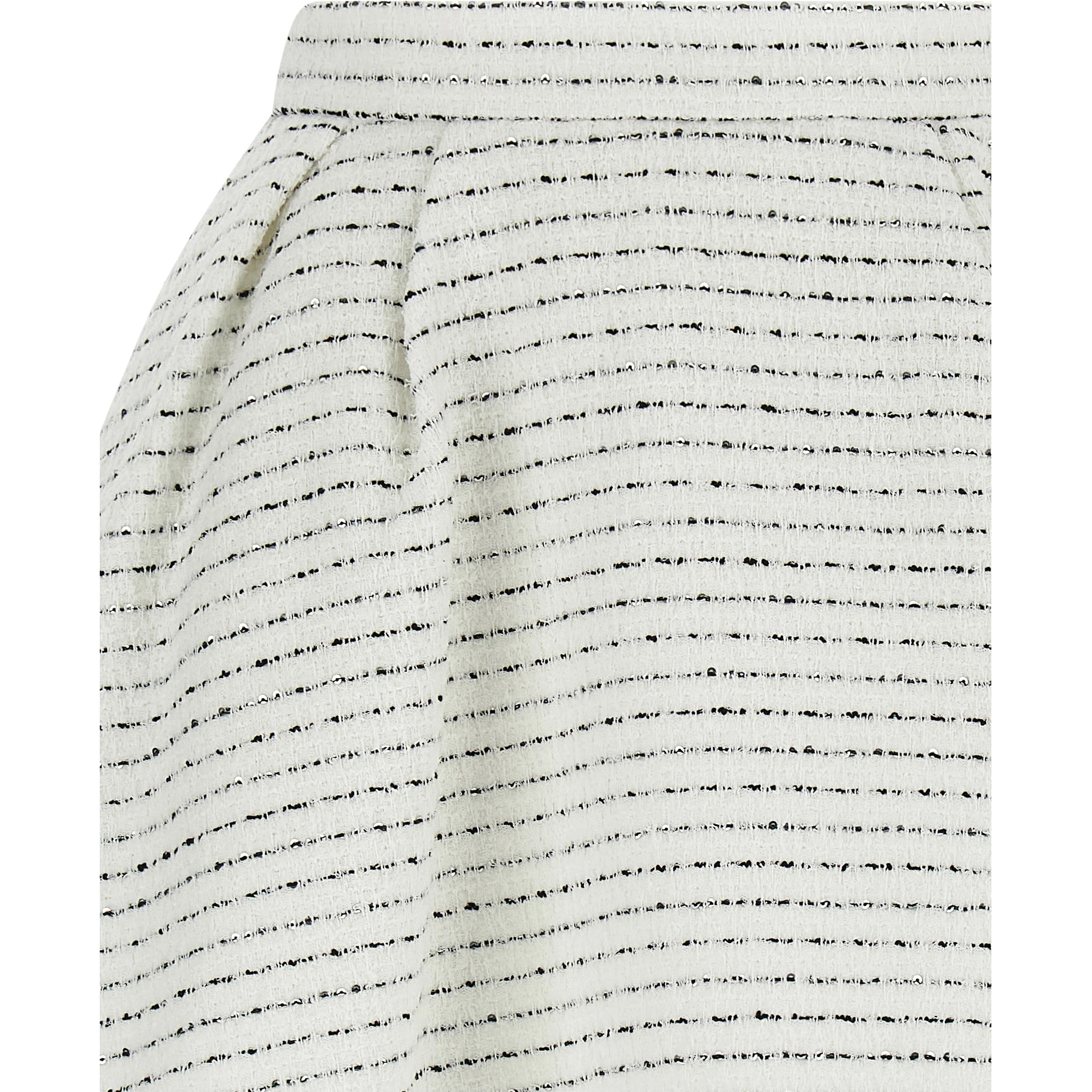 White Polyamide Long Skirt
