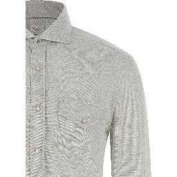 Gray Cotton Blouse