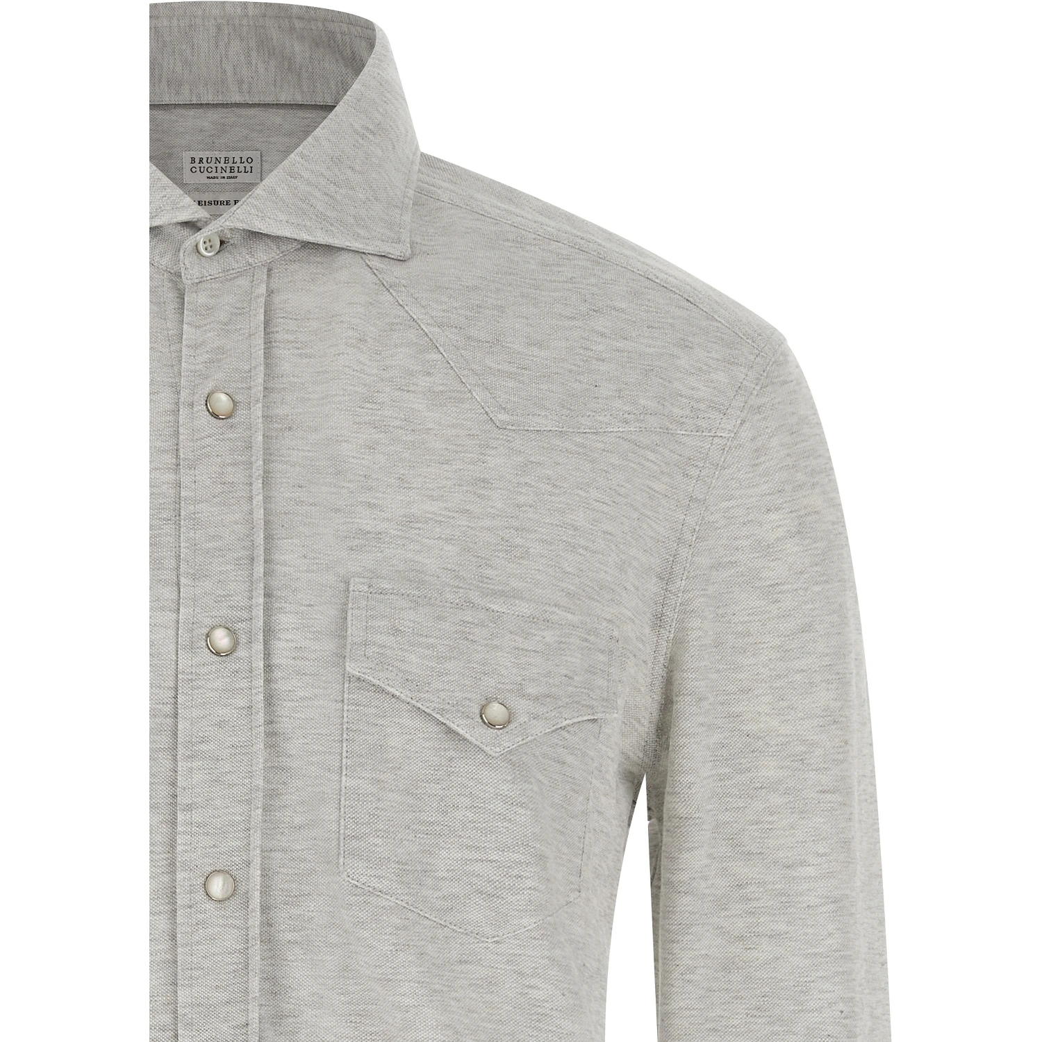 Gray Cotton Blouse