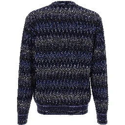 Blue Wool Cardigan