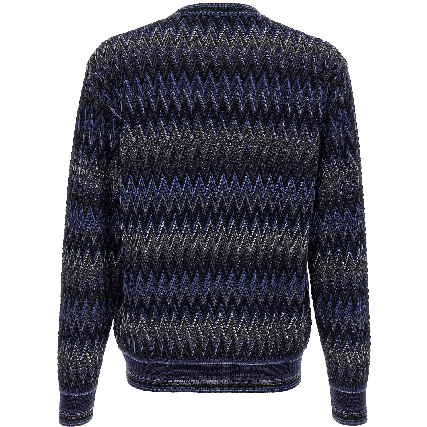 Blue Wool Cardigan